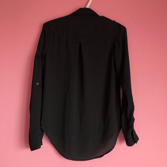 Garage Black Button Down Shirt - Picture 5 of 7